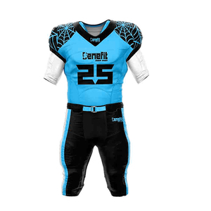 Ensemble d'uniformes de sport à manches courtes pour hommes, haut de maillot de football américain respirant, options de taille plus - Product Image 2