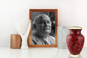 Adult Red Rose Cremation <b>Urn</b> Human Ashes Adult Memorial <b>urn</b>, Burial, Funeral Cremation <b>Urns</b> | 200 Cubic Inches (<b>Large</b> Adult) - Product Image 3