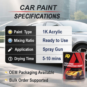 Peinture de retouche automobile AP 1K Blue Lake |   Réparation des rayures et entretien automobile - Product Image 3