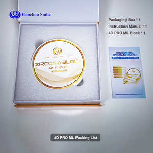 Blocco di zirconio multistrato 4D PRO ML Honchon camma zirconio blocchi di materiale ceramico di consumo per laboratorio odontoiatrico - Product Image 6