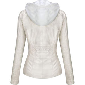 Custom Design Fashion Wear Women Genuine Sheep Skin <b>Leather</b> Motorcycle <b>Jacket</b> Regular Length Waterproof Windproof Eco-Friendly - Product Image 2