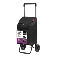 Chariot de camping 42L Trolley ARGO NEUF 30x36x94cm Noir
