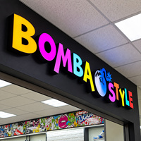 Lettres lumineuses LED extérieures personnalisées, lettres 3D en acier inoxydable, enseigne en acrylique, étanche, signalétique commerciale pour devanture de magasin
