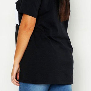 Proveedor OEM, Camisetas Casuales Estampadas Personalizadas para Mujer, Corte Holgado, Tela de Algodón Suave, para Marcas de Moda y Boutiques - Product Image 4