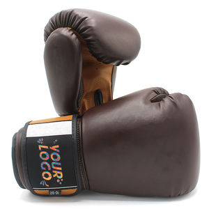 Artes marciales Cómodo Cuero profesional Diseño de logotipo personalizado Boxeo personalizado Guantes de entrenamiento de boxeo para hombres - Product Image 5