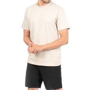 Camiseta personalizada de alta calidad 2025 al por mayor ropa de poliéster/algodón en blanco con logotipo impreso de alta calidad para hombre - Product Image 1