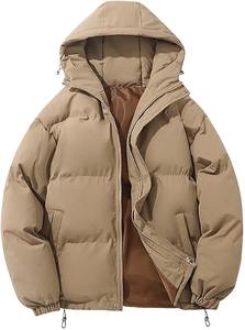 Veste d'hiver à capuche pour hommes, manteau alternatif chaud et épais en duvet, coupe-vent, imperméable, tenue décontractée en plein air - Product Image 2