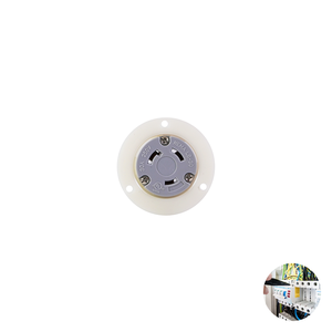 Produit de haute qualité J-520 L6-30 NEMA 30A 250V AC Prise à bride adaptée à diverses applications électriques - Product Image 1