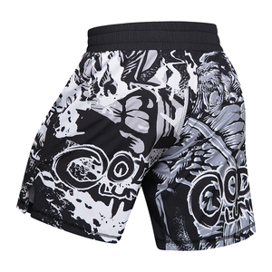 Pantalones cortos con logo personalizado para hombre, tela prémium de lucha por sublimación, de calidad superior, Bjj - Product Image 4