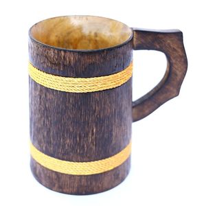 BAMBOO VIKING DRINKING WOODEN <b>LARGE</b> Beer <b>Mug</b> for Party and Wedding Occasion Coffee <b>Travel</b> Wooden Coffee Wooden <b>Mug</b> for Christmas - Product Image 3