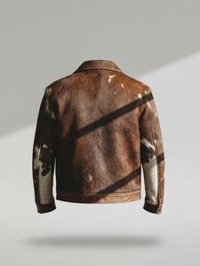 Nueva Chaqueta de Cuero para Hombre, Invierno 2026, con Cuello Alto, Manga Larga, 100% Cuero, Personalizable, Precio Razonable - Product Image 3