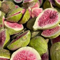 Fawakeh Majafafa Fruit Lyophilisé 100% Véritables Morceaux de Figues Lyophilisées Granulés