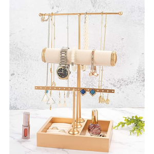 High Quality Luxury Metal Necklace Stand Modern Design Customizable Size & Color Carton Packing Wholesale Price - Product Image 6