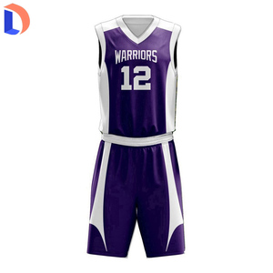ชุดบาสเก็ตบอลแบบกลับด้านได้ คุณภาพสูง ปี 2022 ระบายอากาศได้ดี ป้องกันแบคทีเรีย แห้งเร็ว ดีไซน์เปล่าสำหรับออกแบบสไตล์ส่วนตัว - Product Image 5