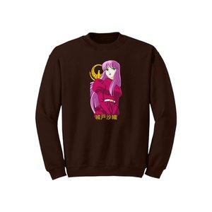 Colección de Anime, sudadera de algodón para mujer, punto de invierno 100%, cuello redondo, serigrafía, estampado frontal, bolsillos informales de lana - Product Image 4