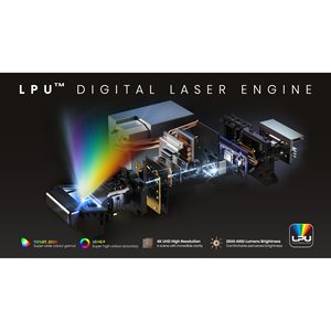 4K Laser <b>Projector</b> with 80-150 Inch Projection 2500 Lumen Brightness <b>3D</b> Ultra Short Throw 240Hz Refresh Rate US Plug - Product Image 4