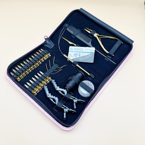 ชุดเครื่องมือต่อผมแบบนาโนพร้อมชุบสีทองอุปกรณ์ดูแลเส้นผมทำจากสเตนเลสที่มีความแม่นยำ - Product Image 3