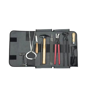 Farriers Kit Best Quality Horse Hoof Trimming Farrier Tools Kit Pouch Equine Tools Professional Equine <b>Veterinary</b> Instrument Set - Product Image 3