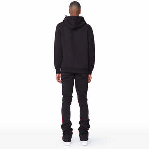 Sudadera con Capucha y Pantalones de Forro Polar Ecológicos Personalizados para Hombre, Chándal 100% Poliéster Hecho en Pakistán por Hoop up Gears - Product Image 2