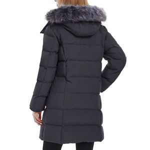 Veste parka d'hiver imperméable pour femmes grande taille à motif matelassé respirant - Coquille en nylon réversible - Product Image 4