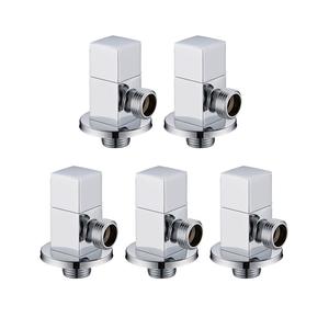 WC carré au design moderne avec un aspect délicat pour les hôtels et les salles de bain, robinet d'angle en laiton chromé 2/1 - Product Image 6