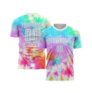 Maillot de football unisexe pour adultes, vente chaude, 100% polyester, col en V, imperméable, respirant, logo personnalisé, sublimation OEM - Product Image 4