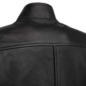 Abrigo Largo de Cuero Tejido Clásico y Moderno para Mujer, con Cuello Alto y Estampado Animal, Resistente al Viento, para Otoño e Invierno - Product Image 5