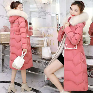 Customizable Casual Women's <b>Long</b> Woolen Jacket for <b>Winter</b> Warm <b>Waterproof</b> Eco-Friendly Quick Dry O-Neck Pockets Detachable Hat - Product Image 4