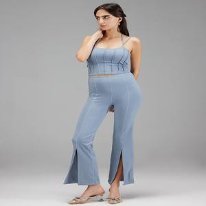 Nueva llegada personalizable para mujer Chic Pin Tuck Top Nueva llegada Venta caliente Estilos de diseñador Correas Corsé Top Hecho EN LA India - Product Image 4