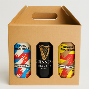 กล่องใส่ขวดเบียร์สำหรับจัดส่งสินค้ากล่องเมสันพิมพ์ลายดิจิทัลแบบออฟเซ็ต6 4 6แพ็ค - Product Image 2