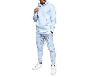 Pantalons de jogging de sport de fitness personnalisés OEM avec bandes latérales et fermetures éclair pour homme - Product Image 2