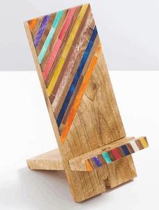 Soporte Móvil Portátil de Madera para Todos los Teléfonos Inteligentes, Soporte de Mesa para Celular con Decoración Móvil, Regalo Novedoso - Product Image 5