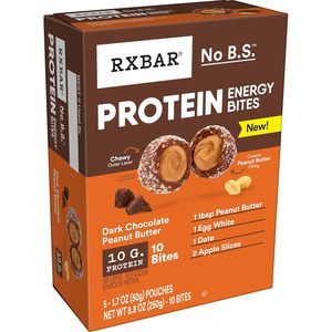 RXBAR Bocadillos Energéticos de Proteína, Snacks Energéticos Sin Gluten, Snacks de Proteína, Chocolate Negro con Mantequilla de Cacahuete (60 Bocadillos) - Product Image 6