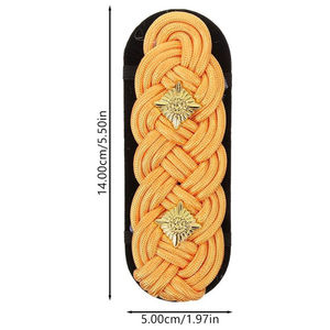 Nuevas Epaulettes de Lujo con Bordado de Encaje Personalizado y Magnético para Bolsos, Uso Ceremonial - Product Image 4