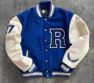 Personalizado Letterman Mens Street Wear Varsity Jacket Leather Salevess y Personalizar Logo Bomber Jumper Jacket Casual Jacket - Product Image 6