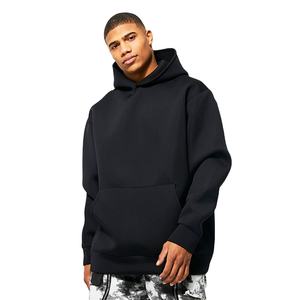 Sudadera con Capucha Unisex para Hombre, 320g, 50% Poliéster, 50% Algodón, Color Sólido, Hombros Caídos, Tejido de Punto, Antiencogimiento - Product Image 5