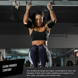 Correas de Sujeción Resistentes para Ejercicios Abdominales, Levantamiento de Pesas, Crossfit, Entrenamiento Abdominal - Product Image 6