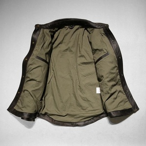 2025 chemise d'hiver décontractée en cuir pour hommes légers meilleure qualité conception respirante anti-boulochage fonction OEM et ODM Service - Product Image 4