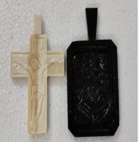 Pendentifs en os sculptés à la main sur mesure bijoux artisanaux uniques fabriqués avec des détails complexes pour un look intemporel naturel