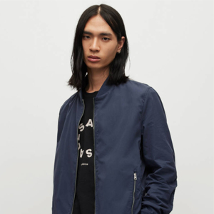 <b>Lightweight</b> Polyester Bomber <b>Jacket</b> for Men OEM Custom Logo Stand Collar Winter <b>Jacket</b> with Zip Design Men Bomber <b>Jacket</b> - Product Image 4