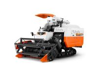   Moissonneuse-batteuse à riz DC-70G, moteur diesel 70 CV, haute efficacité, machine agricole pour la récolte du riz