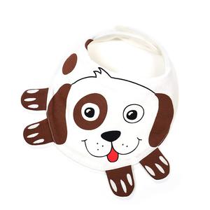 Venta al por mayor de alta calidad con patrón de animales Baberos de bebé cómodo transpirable suave libre de BPA grado alimenticio fácil de limpiar a prueba de agua - Product Image 1