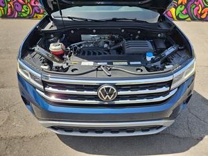 2022 VOLKS-Wagen Atlas ได้รับการรับรองว่าสะอาดและค่อนข้างใช้ rhd/lhd กระปุกเกียร์อัตโนมัติเทอร์โบไฟฟ้าหนังสีดำด้านซ้าย AWD ACC - Product Image 3