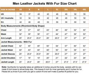 B3 Bomber Leather Shearling Fur <b>Jacket</b> <b>Mens</b> Fashion Motorbike Winter Waterproof Windproof <b>Reversible</b> - Product Image 4