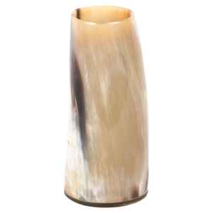 ถ้วยฮอร์นสไตล์นางฟ้าคลาสสิกสำหรับเครื่องดื่มอุปกรณ์ดื่มกาแฟทำจากธรรมชาติสำหรับเบียร์ไวน์และน้ำจากอินเดีย - Product Image 1