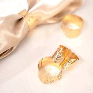 New Triangle Design Napkin <b>Ring</b> with Modern Look Luxury High Quality Royal Napkin <b>Ring</b> Set for Restaurant Wedding Home - Product Image 2