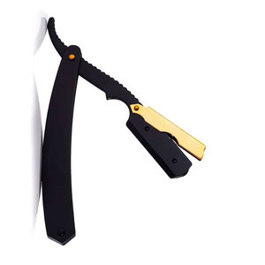 Rasoir droit antirouille professionnel à bord droit en acier inoxydable le plus vendu pour les salons de coiffure - Product Image 2
