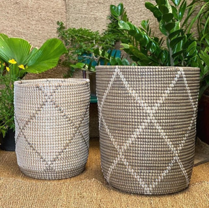 ตะกร้าหญ้าทะเลสานที่ใส่ใจสิ่งแวดล้อมสำหรับจัดระเบียบของเล่นซักรีดและของใช้จำเป็นในชีวิตประจำวัน - Product Image 2