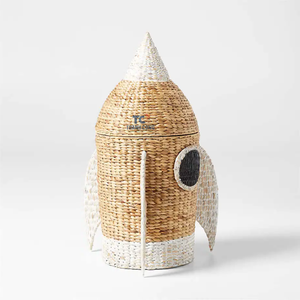 Est-selling ococket Kids amamper uuitable para Nursery andandwoven ater acyacinth ID Asket para ID oom - Product Image 4