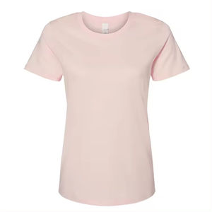 Camisetas de Mujer 100% Algodón, Cuello Redondo, Tallas Grandes, Estilo Vintage, Camisetas de Mujer con Logotipo Personalizado, Camisetas de Mujer al por Mayor - Product Image 2